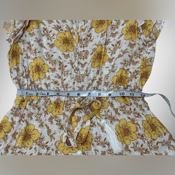 Forever 21 Summer Romper Small With Drawstring and Elastic Waist NWT - Picture 5 of 11